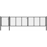  Vrtna vrata čelična 500 x 75 cm antracit | Eponuda.com