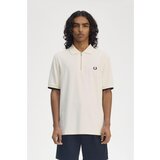 Fred Perry CREPE PIQUE ZIP NECK Bež | shoptok.hr