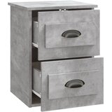  Zidni noćni ormarići 2 kom siva boja betona 41,5x36x53 cm | shoptok.hr