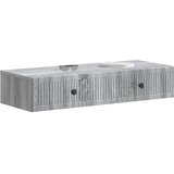 Stolna montirana na zid Siva sonoma 87,5 x 34,5 x 17 cm | shoptok.hr