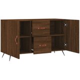  Komoda smeđa boja hrasta 100 x 36 x 60 cm od konstruiranog drva | shoptok.hr
