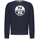 North Sails MUŠKI PLAVI DUŽI SWEATSHIRT S PATENTNIM ZATVARAČEM | shoptok.hr