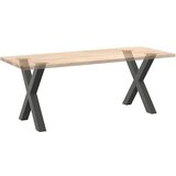 vidaXL Noge blagovaonski stol X-oblika 2 kom 70x(72-73) cm čelik | shoptok.hr