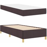  Krevetna konstrukcija Tamno smeđa 80 x 200 cm tkanina | shoptok.hr