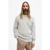 AllSaints Bombažen pulover AUBREY CREW siva barva, M019KA