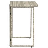  Sklopivi vrtni stol svijetlo sivi 90x51x75 cm poliratan | Eponuda.ba
