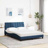  Krevet s madracem plavi 120 x 200 cm od tkanine | shoptok.hr