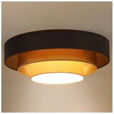  Duolla - LED plafonsko svetlo LUNETA LED/26W/230V prečnika 60 cm 4000K braon/zlatna | Eponuda.com