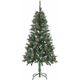  Umjetno osvijetljeno božićno drvce s kuglicama i šiškama 150 cm | shoptok.hr