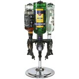 ich-zapfe Stojalnik za pult 6 steklenic 0,7-1 l, stabilen brez vrtanja, srebrna, (5000216666) | Shoptok.si