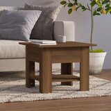 vidaXL stolić za kavu boja smeđeg hrasta 55 x 55 x 42 cm od iverice Cijene