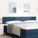 vidaXL Uzglavlje Linije Dizajn Plava 200 cm Tkanina | shoptok.hr