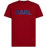 Karl Lagerfeld Majica temno modra / bordo | Shoptok.si