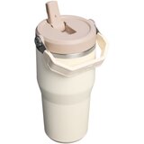 Stanley IceFlow™ Flip Straw 2.0 Tumbler termosica od nehrđajućeg čelika Cream 590 ml | shoptok.hr