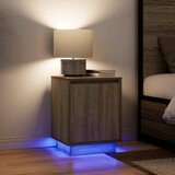  Noćni ormarić s LED svjetlima boja hrasta sonome 38x34x50 cm | Eponuda.com