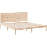  Dugi okvir kreveta bez madraca 200 x 220 cm masivno drvo | shoptok.hr