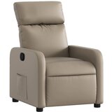 vidaXL Naslanjač kapučino barve umetno usnje, (20927606) | Shoptok.si