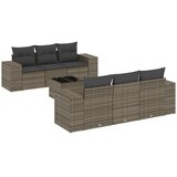  7-dijelni set vrtnih sofa sivi od poliratana | shoptok.hr