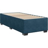 Box spring krevet s madracem tamnoplavi 100x200 cm baršunasti | shoptok.hr