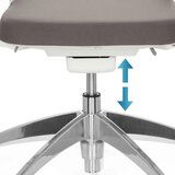 MID.YOU Vrtljivi Stol Aspen White, Bela, Siva | Shoptok.si