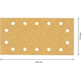 Bosch EXPERT C470 brusni papir sa 14 rupa za vibracione brusilice od 115 x 230 mm, G 40, 10 delova 2608900860 | Eponuda.com