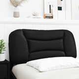  Jastuk za uzglavlje Hvar crni 80 cm od umjetne kože | Eponuda.ba
