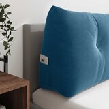  Jastuk za leđa Plava 100 x 24 x 50 cm Baršun | shoptok.hr