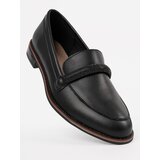 Sergio Leone Black loafers with a leather insole by | Shoptok.si