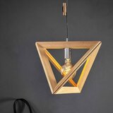  Spot-Light 1271174 - Luster na sajli TRIGONON 1xE27/60W/230V matni hrast | Eponuda.com