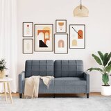  Dvosjed tamnosivi 140 cm baršunasti | shoptok.hr