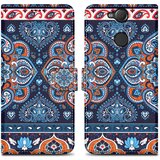Cadorabo primera, združljiv s Sony - Design Blue Mandala št. 1 - Zaščitni pokrov z magnetnim zapiranjem, funkcijo stojala in režo za kartico, (20694583) | Shoptok.si