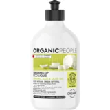 Organic People Ekološko sredstvo za pomivanje posode aloe in olivno olje