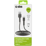 Sbs USB-/USB-C-kabel 1,5m crno podaci i | shoptok.hr