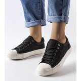 Gemre Black Fabric Sneakers Padovano | Shoptok.si
