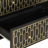  Stranska omarica 2 kosa 60x33x75 cm trden mangov les | Shoptok.si