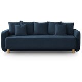 Micadoni Tamno plava sklopiva/s prostorom za odlaganje sofa 231 cm Elen – | shoptok.hr