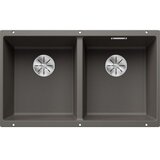 Blanco sudoper SUBLINE 350/350-U InFino SILGRANIT VULKAN SIVA, bez dalj.upr. | shoptok.hr