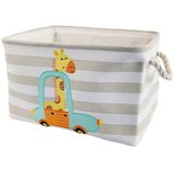 Kinder Home Kutija za pohranu igračaka, odjeće, kozmetike, sklopiva, s udobnim ručkama, za dječju sobu, spavaću sobu, dnevni boravak - žirafa | shoptok.hr