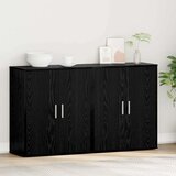  Kreveta 2 pcs Crni hrast 60 x 31 x 70 cm Konstruirano drvo | Eponuda.ba