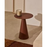 Kave Home Okrugao pomoćni stol sa staklenom pločom stola ø 35 cm Wilshire – | shoptok.hr