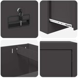 Kabinet za datoteke s ladicama Crna 44 x 50 x 106.5 cm | shoptok.hr