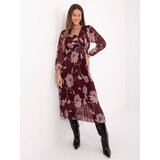 Italy Moda Dress-IT-SK-11389.27P-burgundy | shoptok.hr