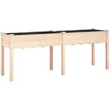 Maison Chic Cvetlično korito - Cvetlični Lonec s podlogo 203x53x76 cm trden les jelke, (21788531) Cene
