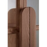 Jotex Vitrina u dekoru oraha u tamnoj prirodnoj boji 90x195x40 cm Sandor – | shoptok.hr
