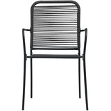  3-dijelni vrtni blagovaonski set crni | shoptok.hr