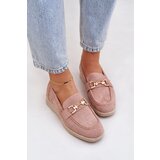 PH2 Cutout loafers with gold detail and jute weaving pink Lainer | Shoptok.si