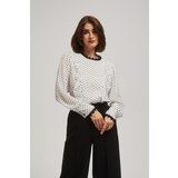 Moodo White and black blouse | shoptok.hr