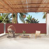  Uvlačiva bočna tenda smeđa 160 x 1000 cm | shoptok.hr