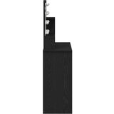 LEDtoaletni stolić u crnom hrastu - 86.5 x 35 x 136 cm | shoptok.hr