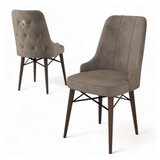 Hanah home set 6 stolica pare cappuccino brown | ePonuda.com